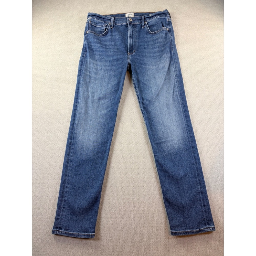 Citizens of Humanity Isola Cropped Bootcut Jeans Blue High Rise Size 30